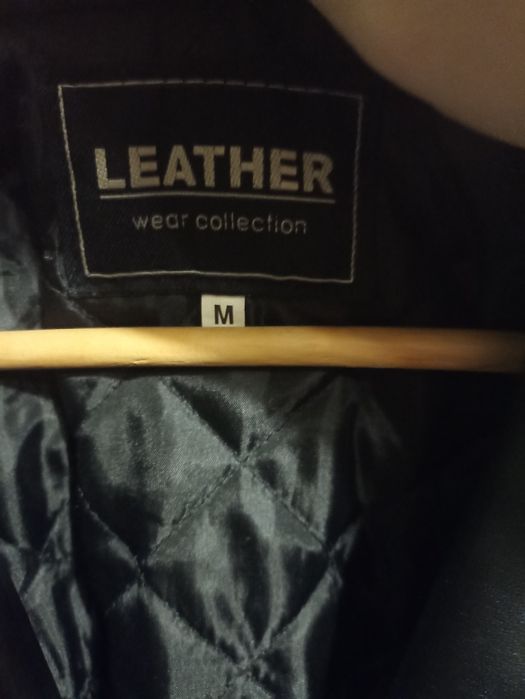 Kurtka damska skórzana r. M czarna
