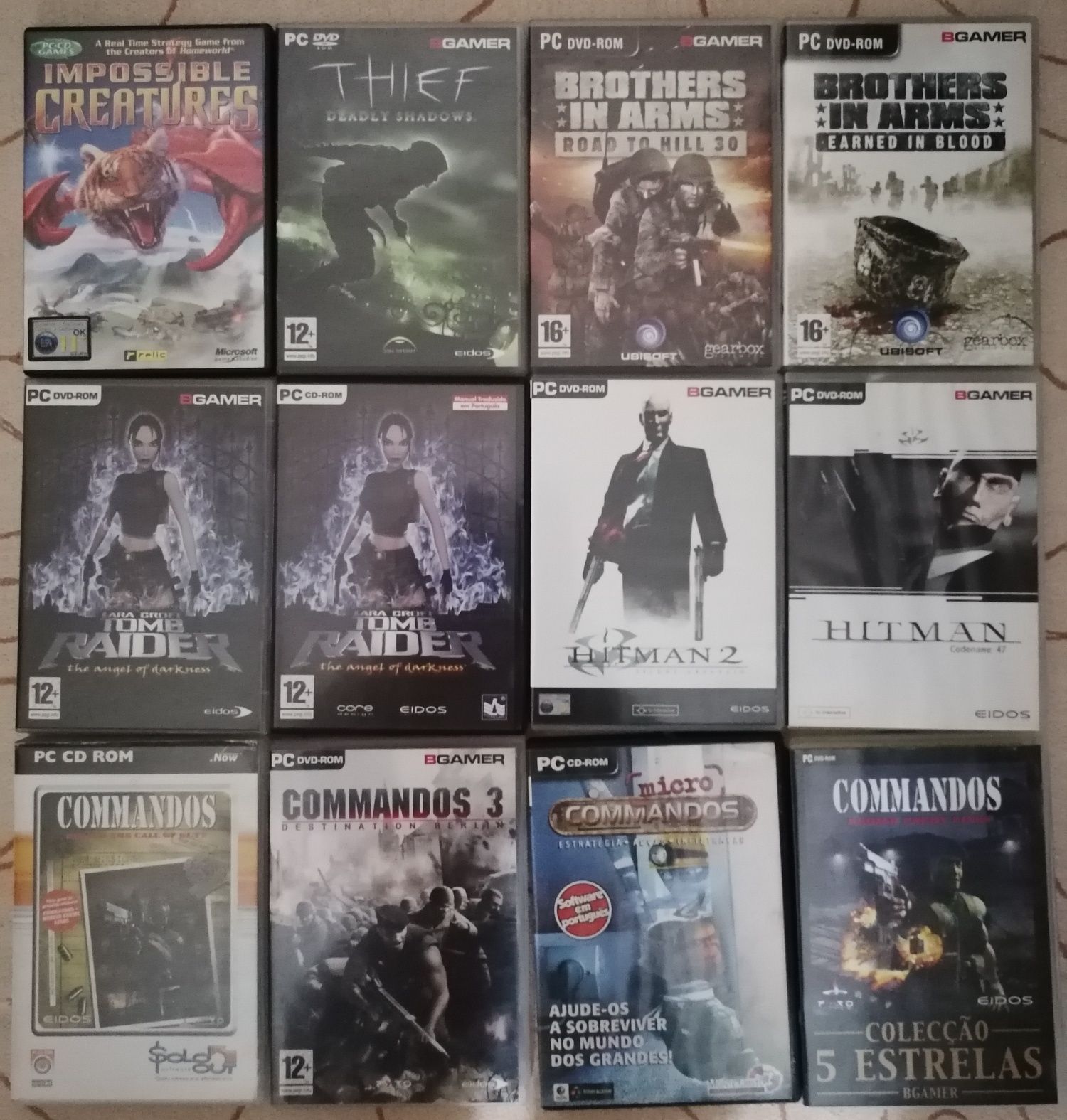 Jogos para PC, CD e DVD