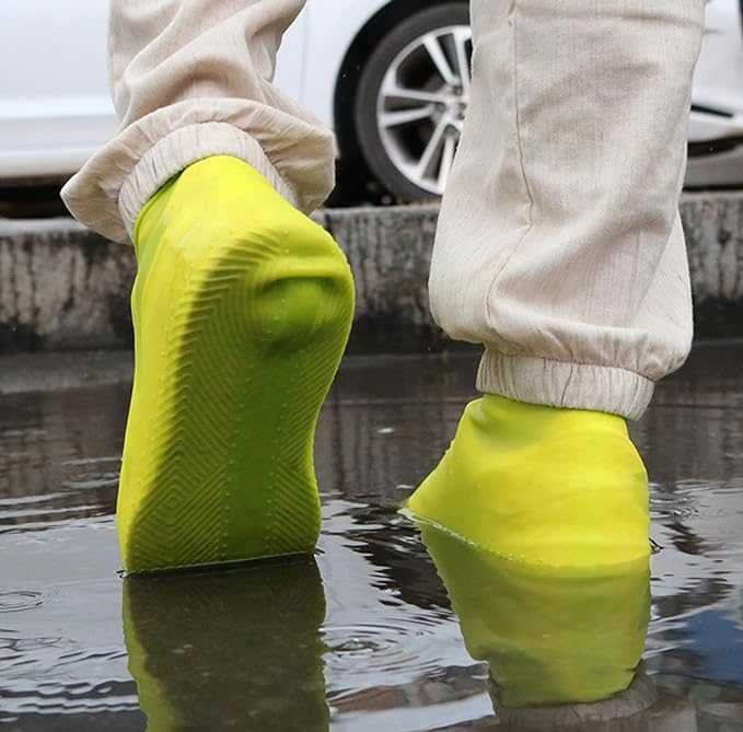 Ochraniacze na buty wodoodporne silikonowe przeciw deszczowe M