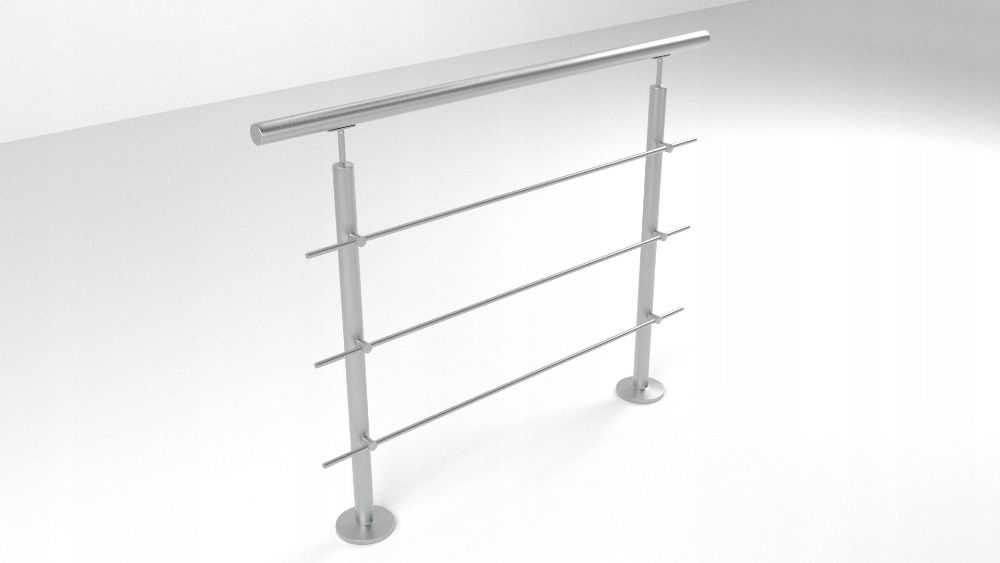 Balustrada ze stali nierdzewnej do samodzielnego montażu