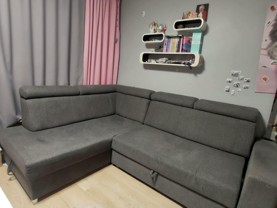 Kanapa narożna rozkładana