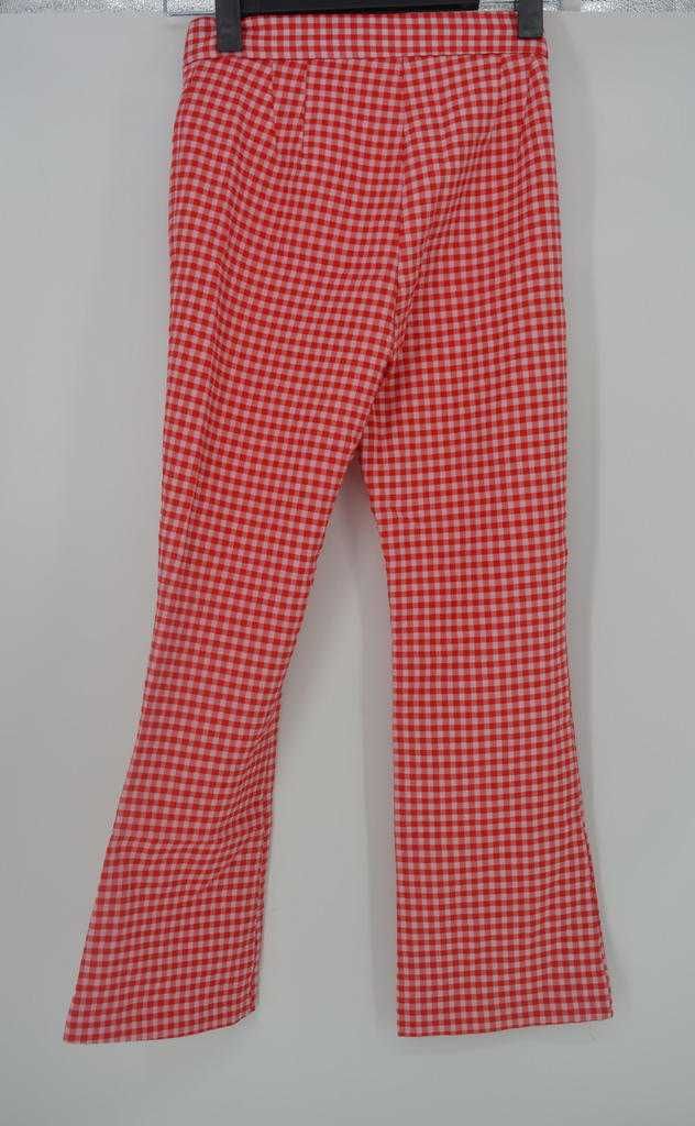Spodnie w kratkę Zara XS nowe