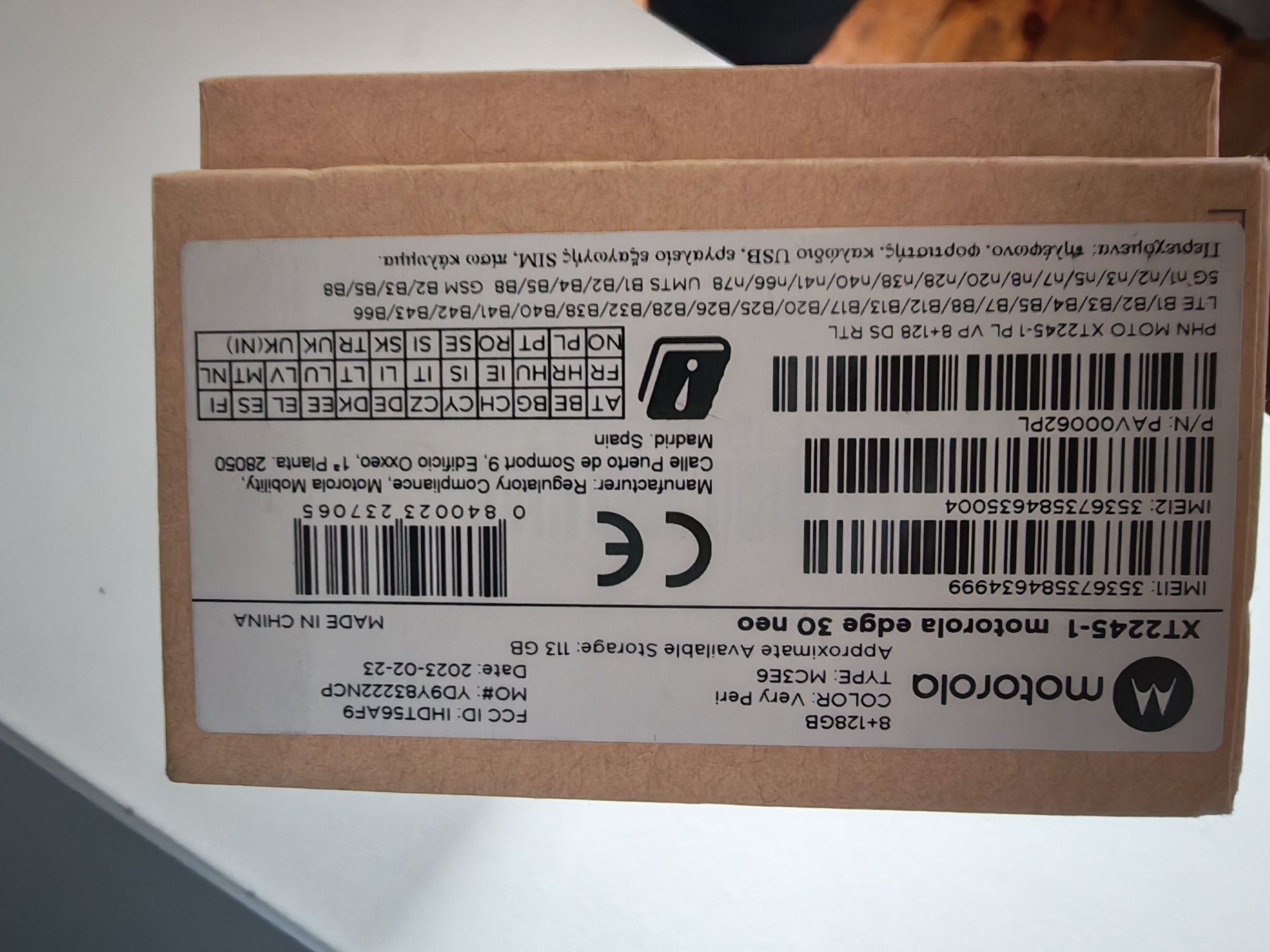 Smartfon Motorola Edge 30 Neo 8+128GB