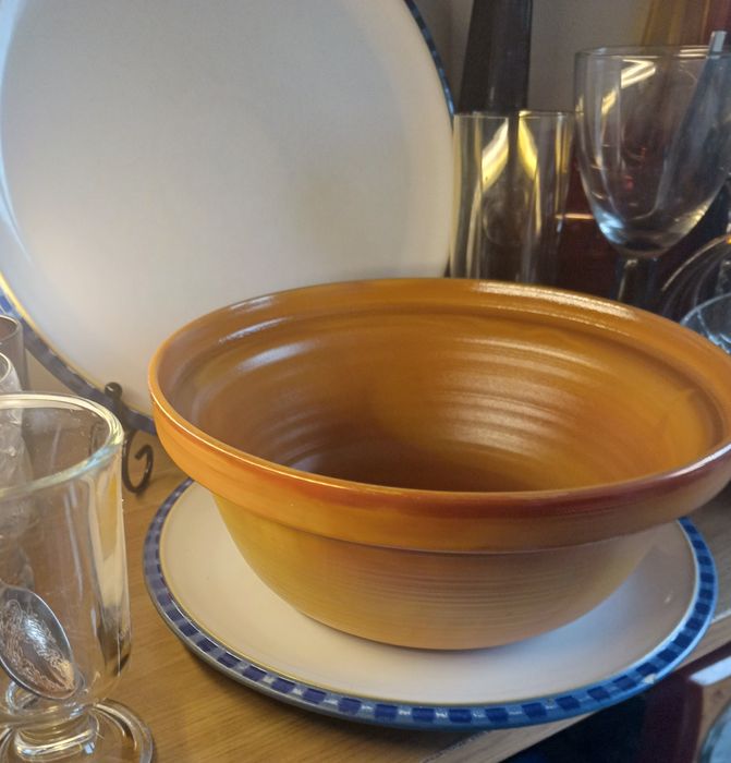 Miska kamionkowa FRANCE – 21 cm / 8,5 cm  klasyczna francuska ceramika