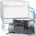 MIDEA Mini Zmywarka MDWTT0602MW-WE 6 + 1 programów, sterowanie IOT,