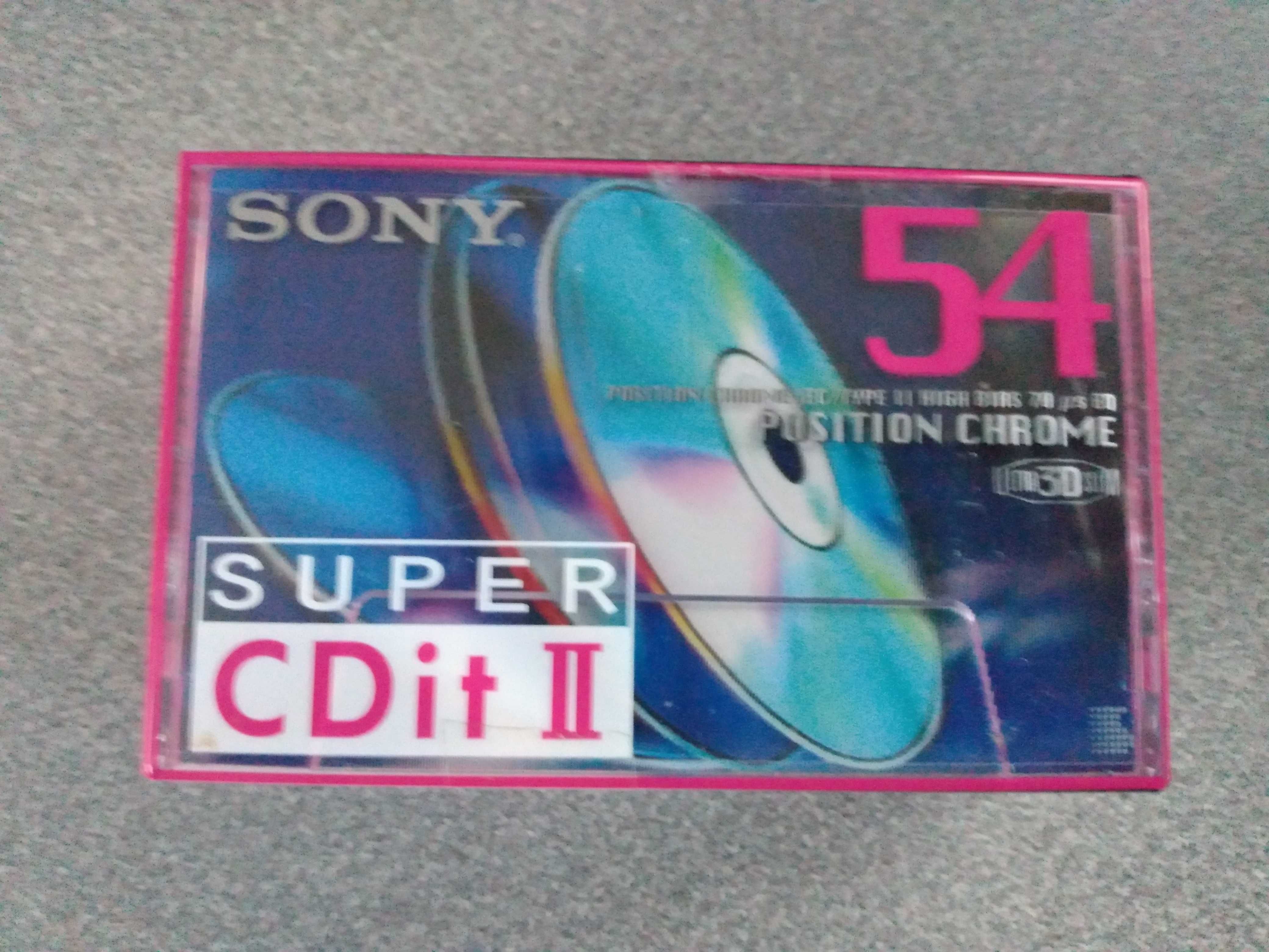 Magnetofonowe kasety Sony Super CD it II  (trójpak)