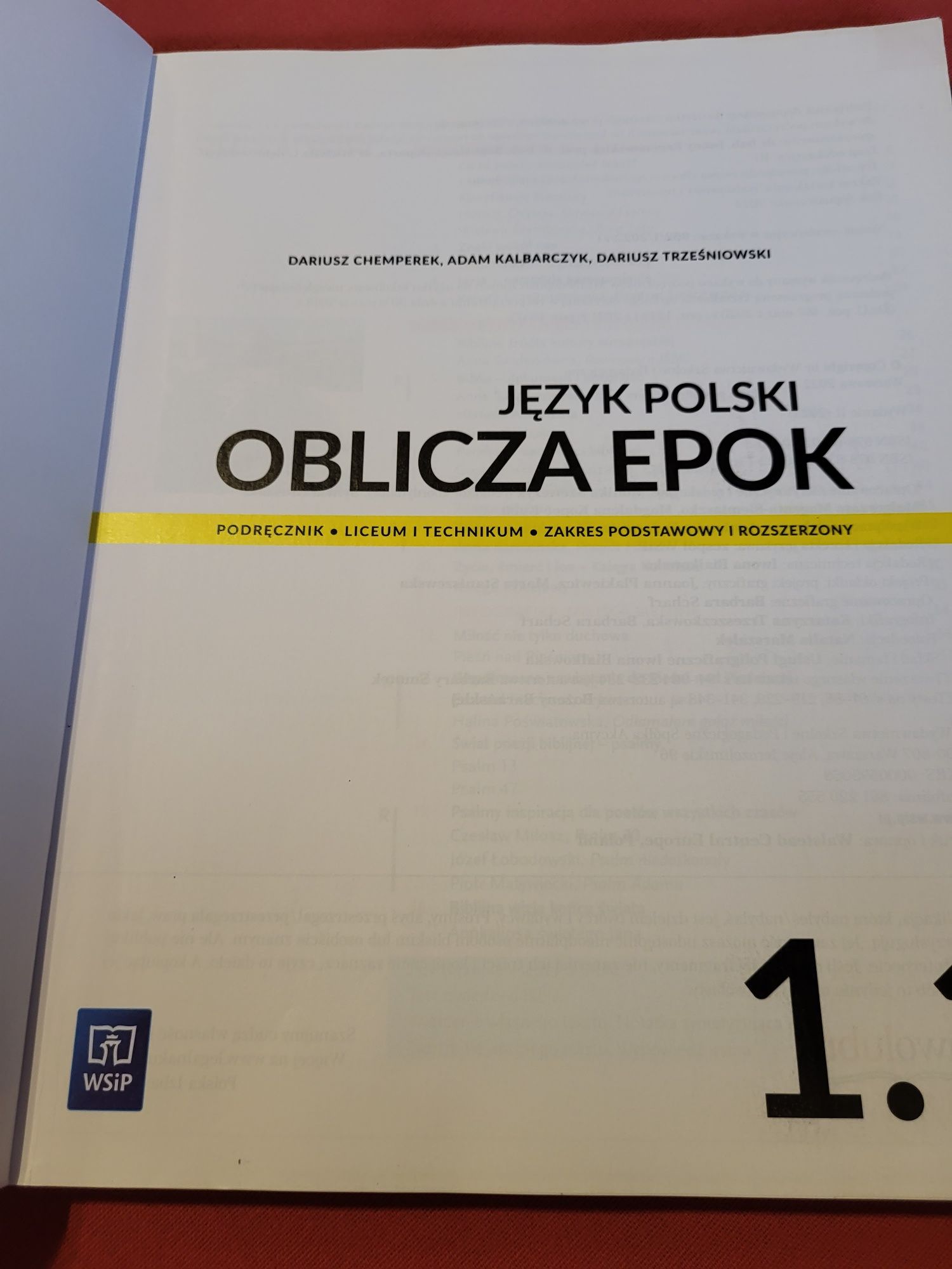 Podręcznik do j. polskiego ,,Oblicza Epok"