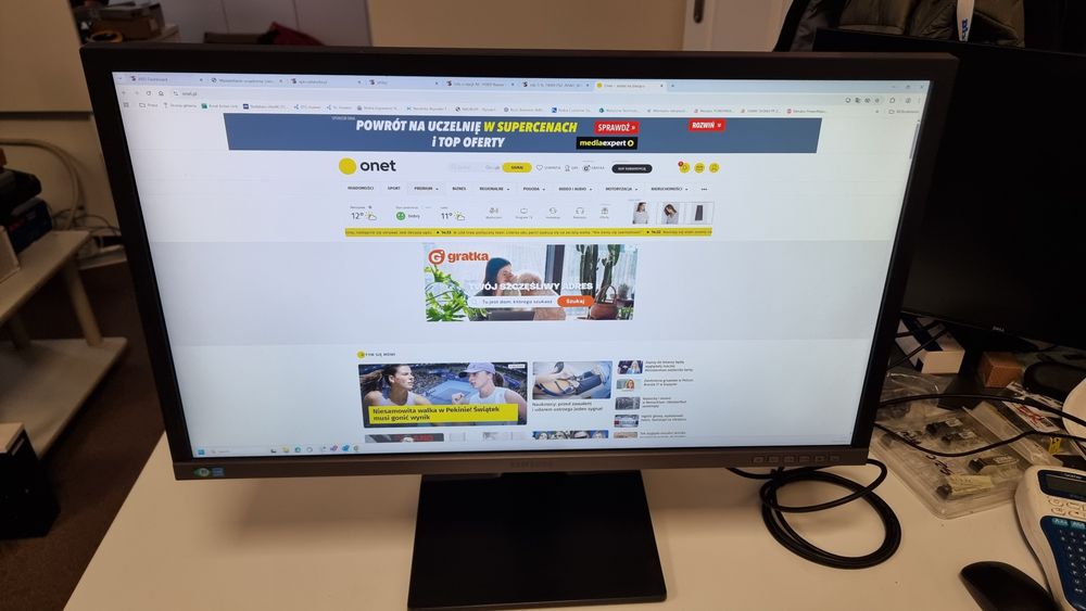 Monitor komputerowy 28 cali Samsung LU28E85KRS/EN . HDMI, Display Port