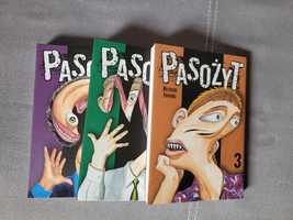 Pasożyt parasite manga Hitoshi Iwaaki 1-4