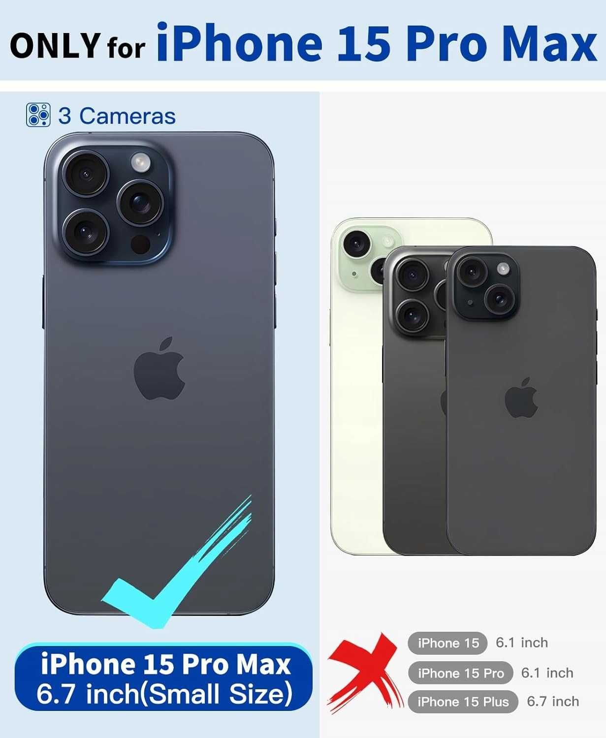 Beeasy etui wodoodporne iPhone 15 Pro Max etui metalowe 360 pancerne