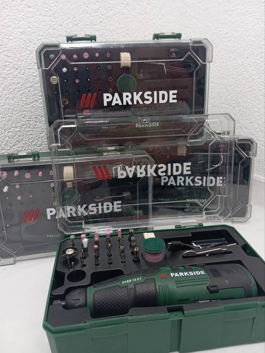 гравер PARKSIDE PFBS 12 C7, акумулятор гравер парксайд, набір гравер