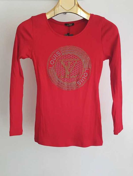 La Pia Bluzka prążek cyrkonie