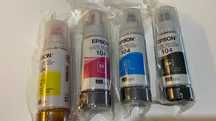 Tinteiros Epson 104 ecotank 65ml ORIGINAIS novas e seladas.