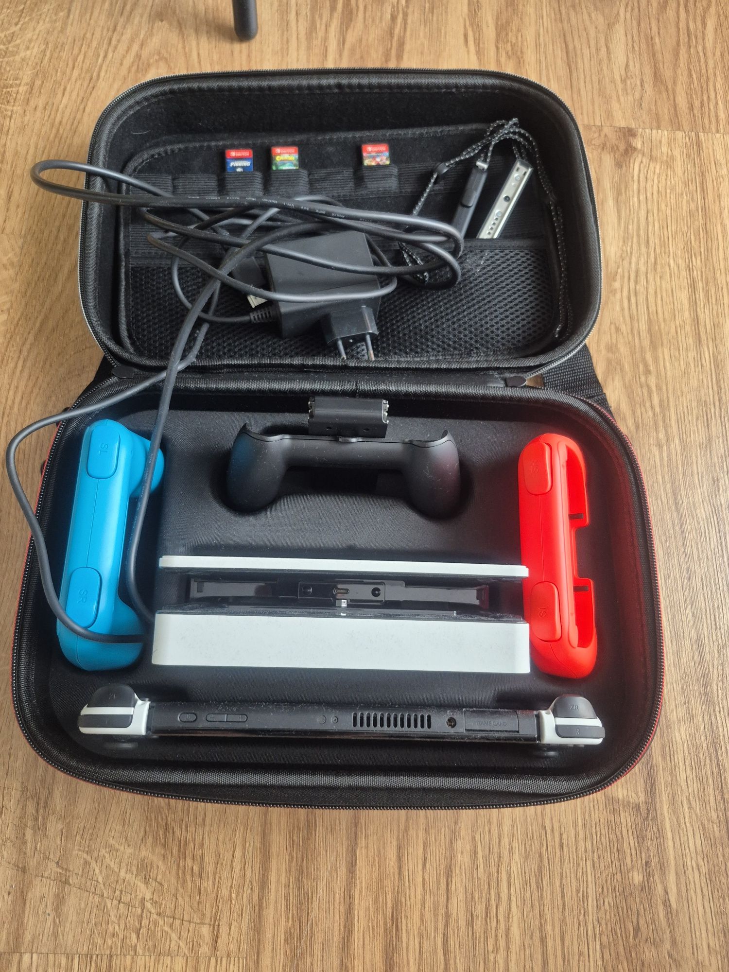 Nintendo switch OLED, 5 gier GwarancjaMEGA ZESTAW