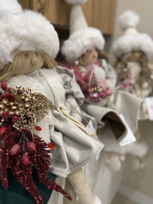 Новорічні гноми дівчатка. Ручна робота