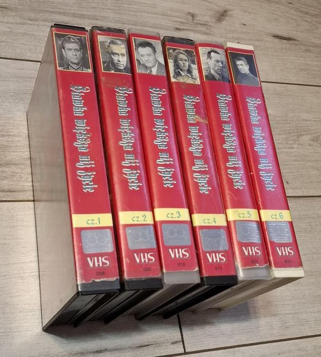 Stawka większa niż życie. 6 kaset VHS. Komplet.