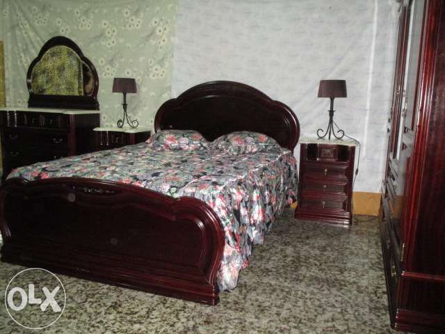 Quarto de Casal em Mogno e Pedra Mármore = * Grande Promoção *