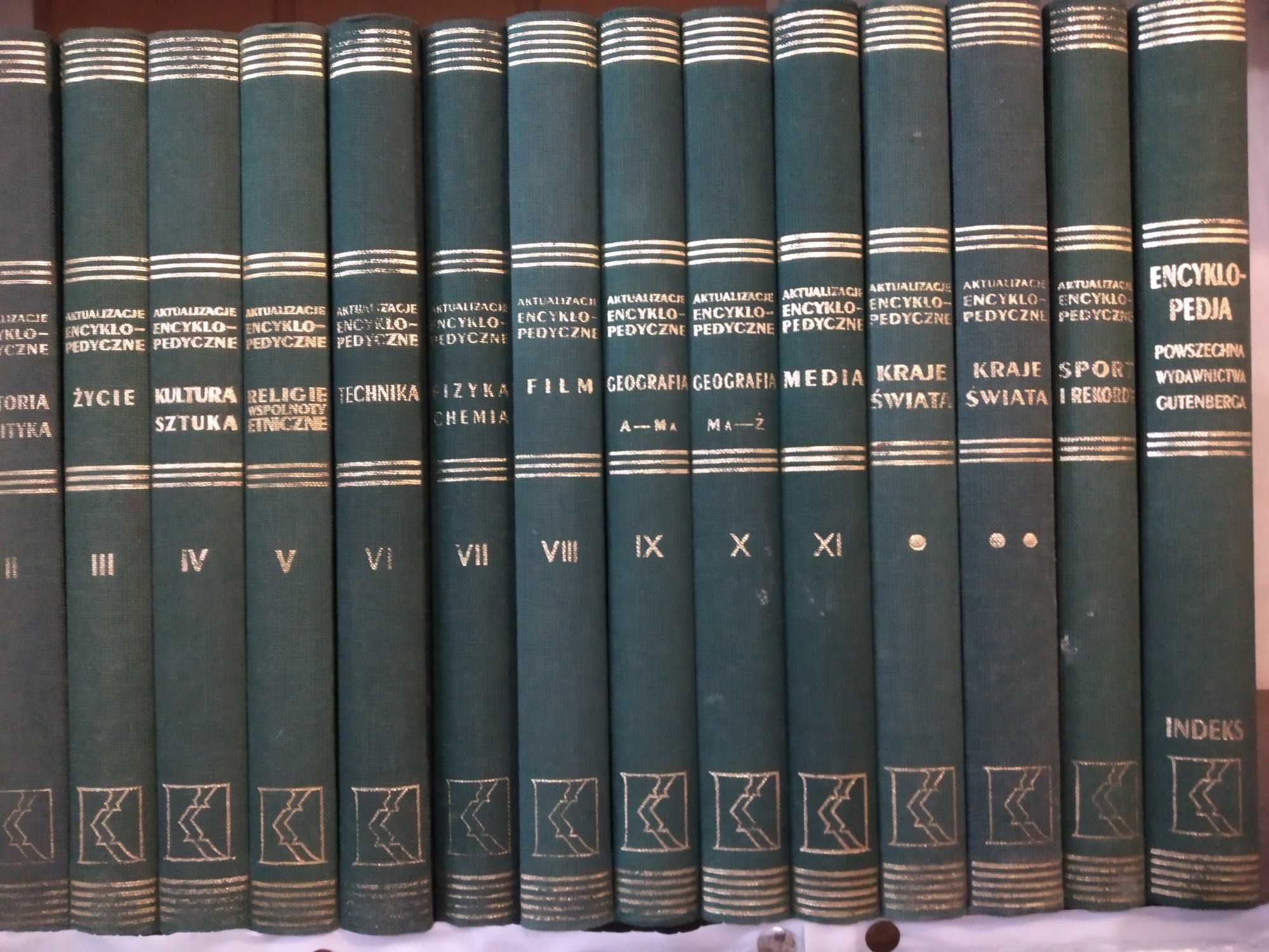 Encyklopedia Gutenberga 22 tomy+14 tomów aktualizacji+indeks