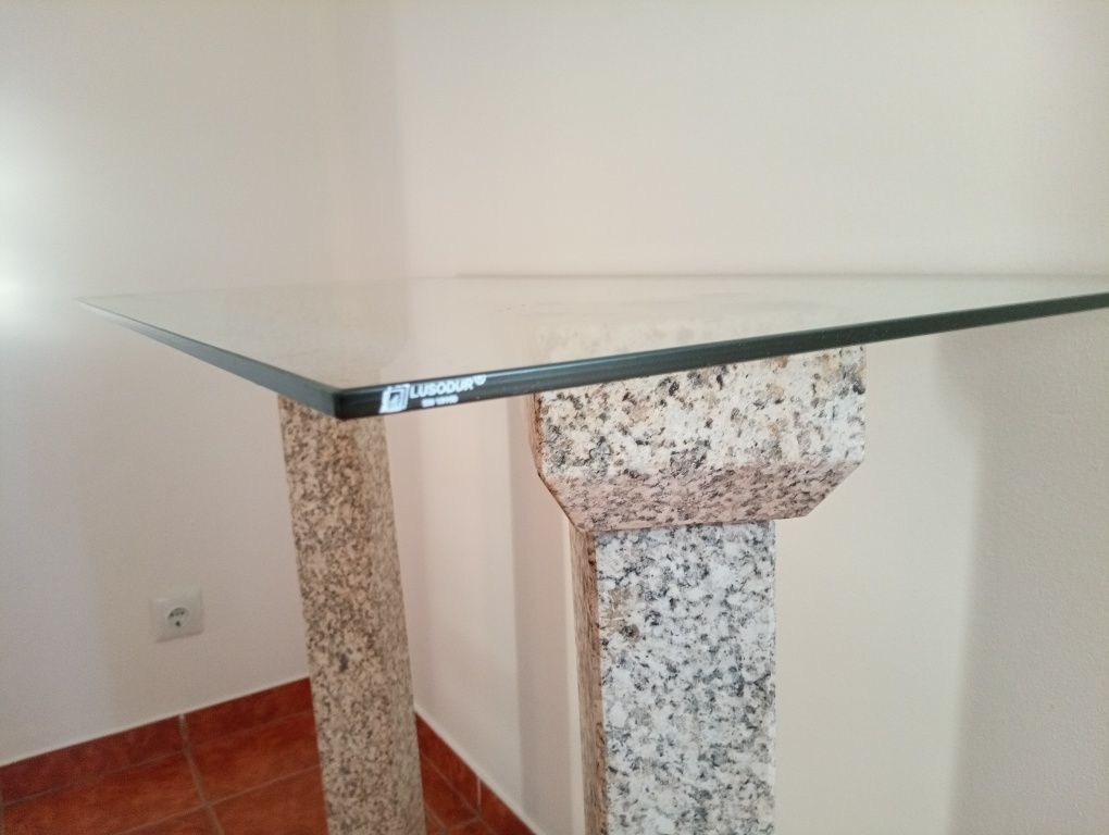 Consola de vidro