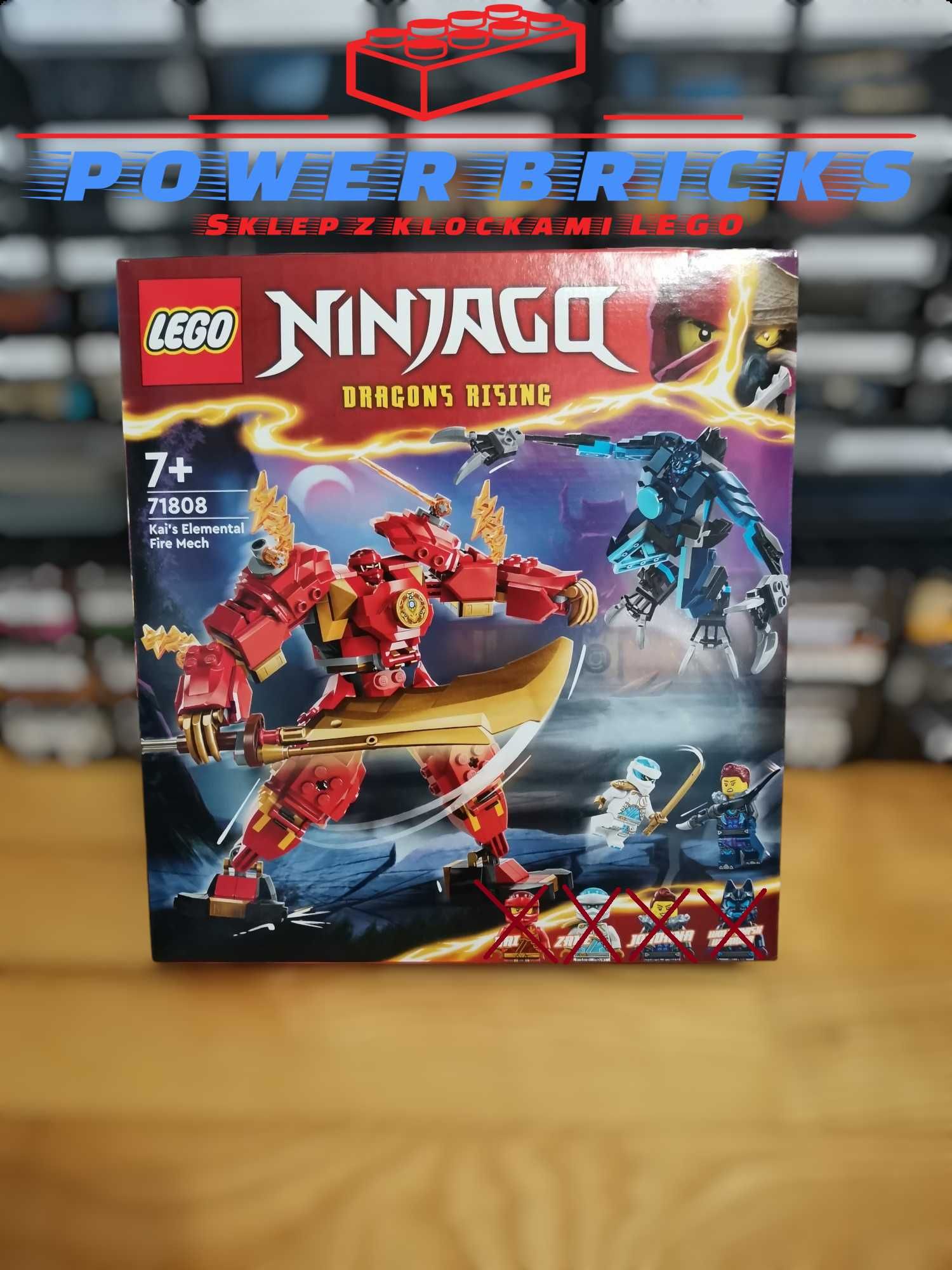 LEGO Ninjago 71808 - Mech żywiołu ognia Kaia (bez figurek) #5