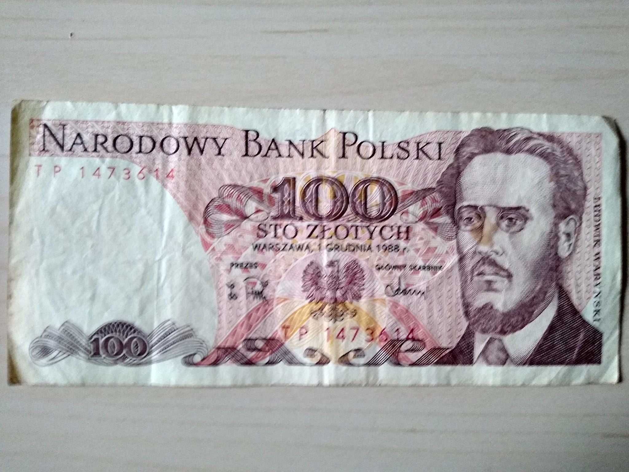 Banknoty PRL 100 zł  50 zł
