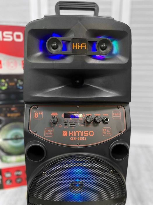 Колонка самбуфер KIMISO
Колонка сабвуфер KIMISO 8-дюймів з мікрофоном