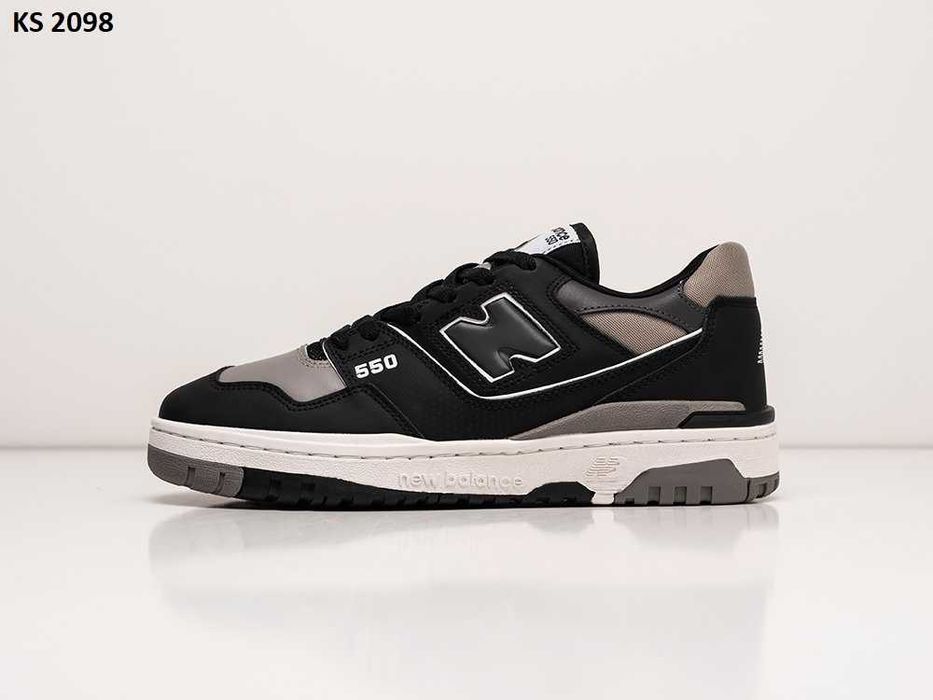 Кросівки New Balance 550 Black Gray. Арт:  KS 2098