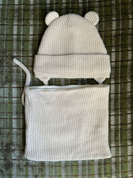 Зимова шапочка + хомут (44-46см)