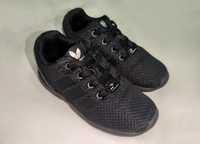 Лёгкие дышащие беговые черные кроссовки Adidas Torsion 26-27 (17см)