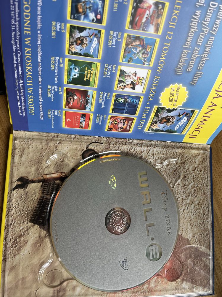 Film  WALL-E książka i DVD