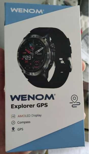 Sportowy smartwatch Wenom Explorer z GPS i pomiarem tlenu SpO2 NOWY fv
