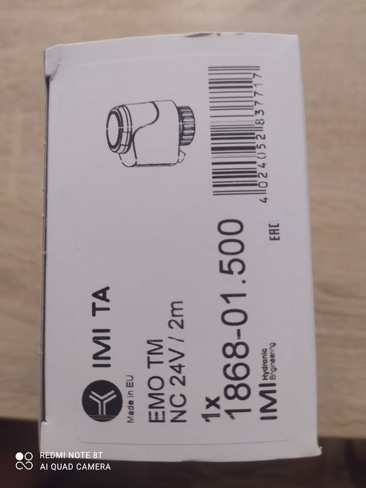 Siłownik hydrauliczny, głowica zaworu, EMO Tm NC 24v/2m.