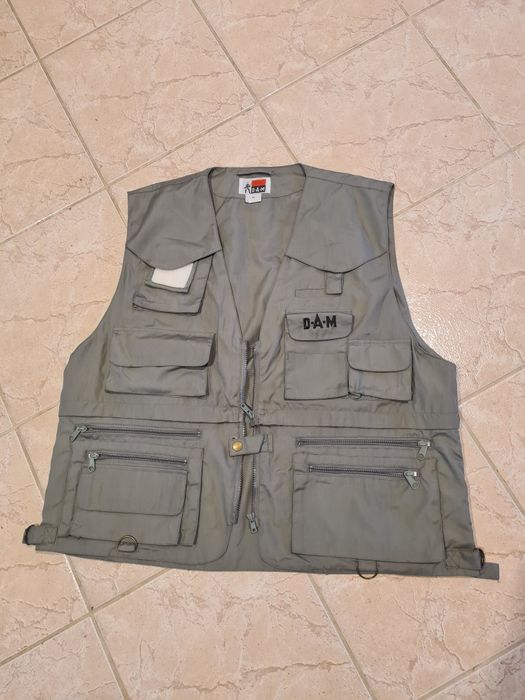 Kamizelka wędkarska muchowa spinningowa do brodzenia DAM XL myśliwych