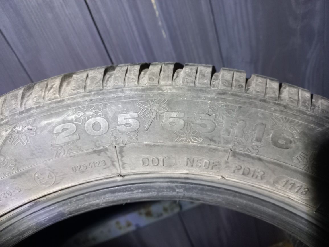 4x opony zimowe , 2x fulda i 2x dunlop 205/55 r16