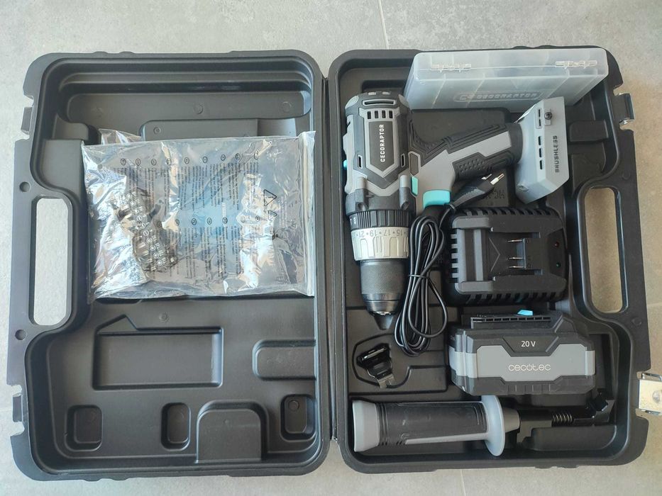 Berbequim de impacto a Bateria de 20V e 4000 mAh Cecotec