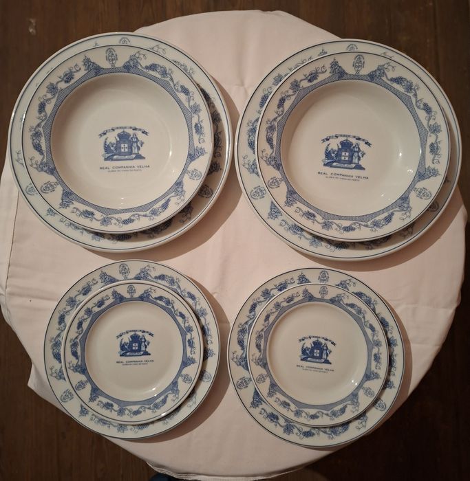 Pratos Real Companhia Velha da Vista Alegre