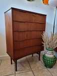 Komoda tekowa z szufladami ,duński design,Dania lata60,mid-century