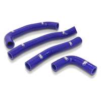 kit tubos radiador samco honda crf 450r / rx azul