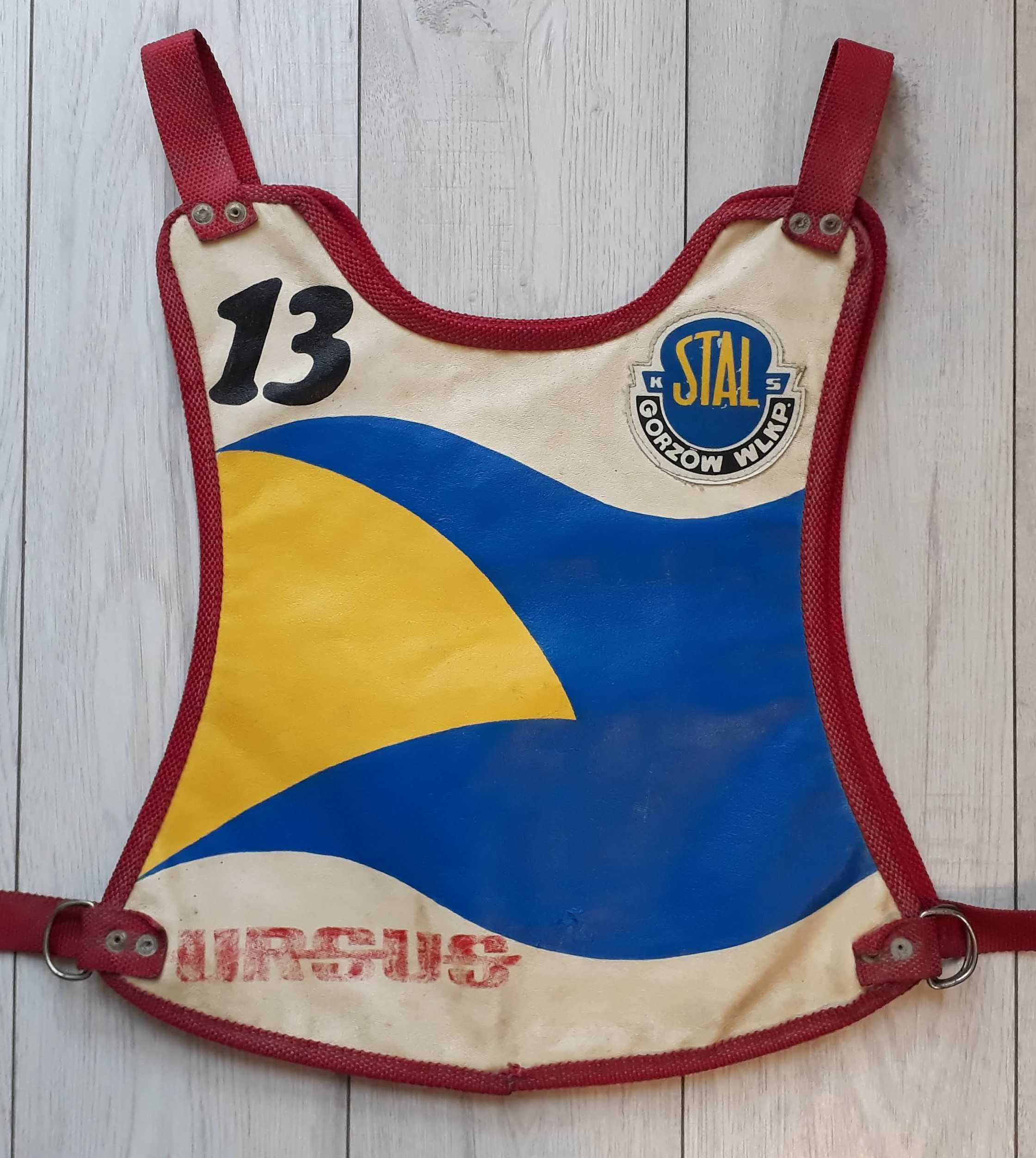 plastron żużlowy Stal Gorzów sezon 1984 oraz 1989 i 1990 speedway