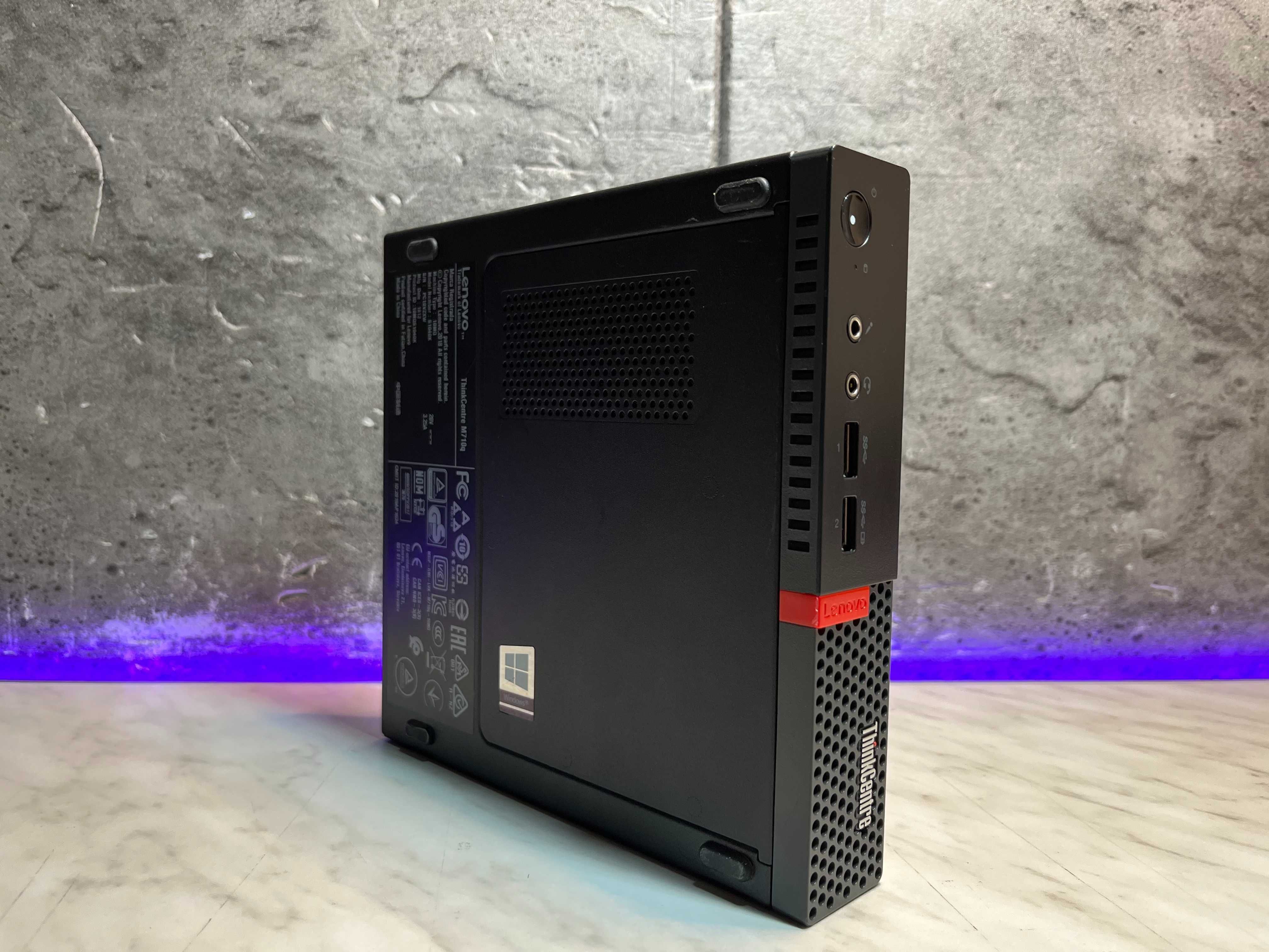 MiniPC Lenovo ThinkCentre M710q Intel 8GB DDR4 128GB SSD WiFi W10