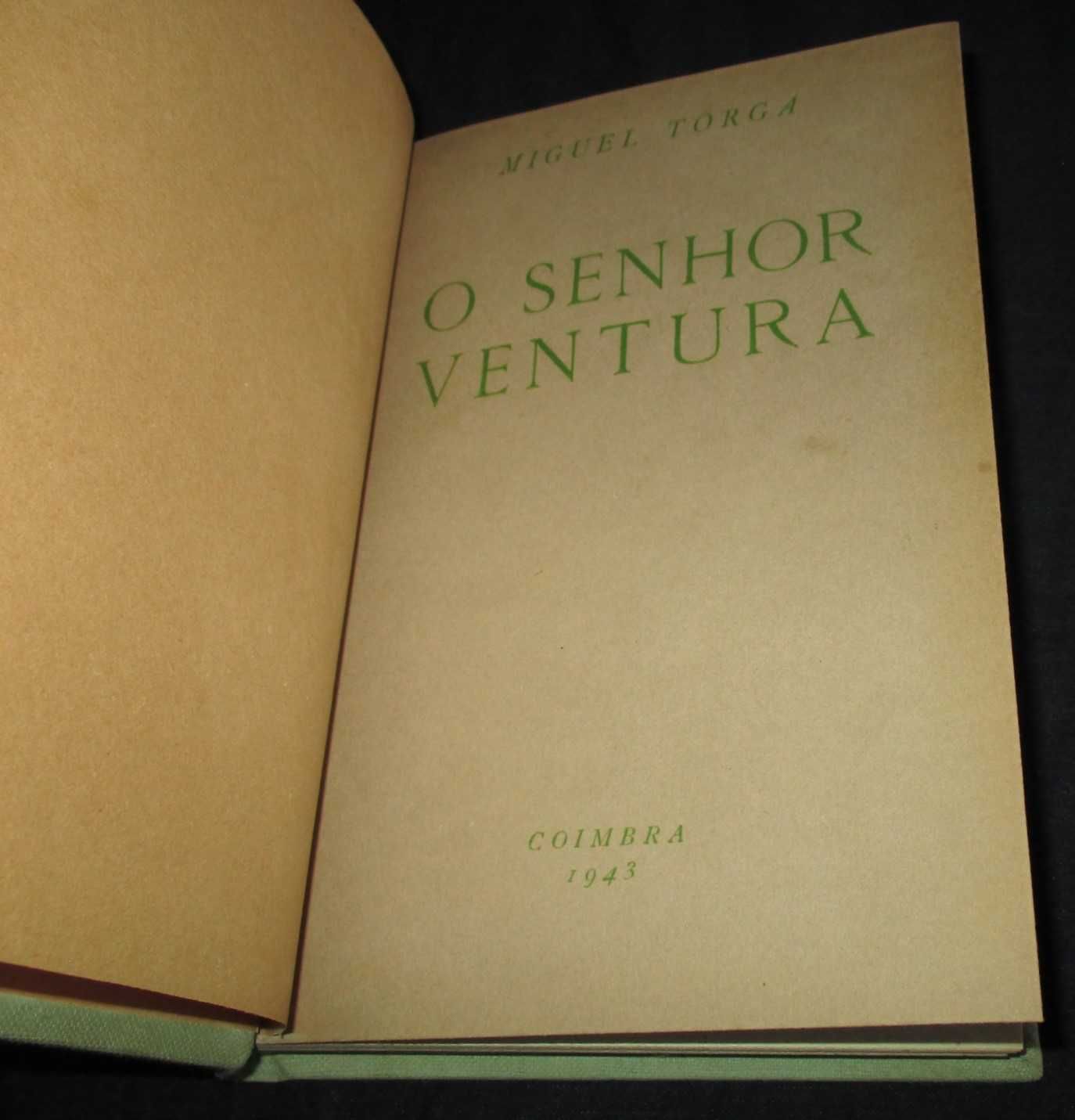 Livro O Senhor Ventura Miguel Torga 1ª edição 1943