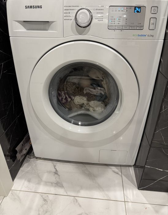 Пральна машина samsung ecobubble 6 kg