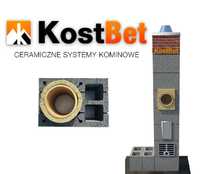 Komin Systemowy 9m Ceramiczny fi 200mm z II wentylacje