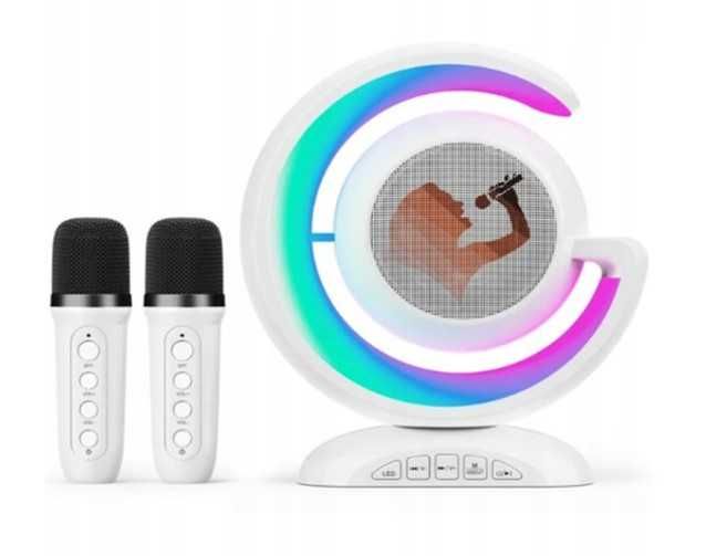 Głośnik karaoke Mocny BLUETOOTH 2 Mikrofony Na Prezent Bezprzewodowy