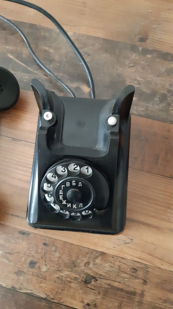 Телефон старовинний срср антикварний раритет  карболитовый  старинный