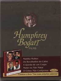 Dvd Caixa com 5 filmes de Humphrey Bogart - com livro de 80 páginas