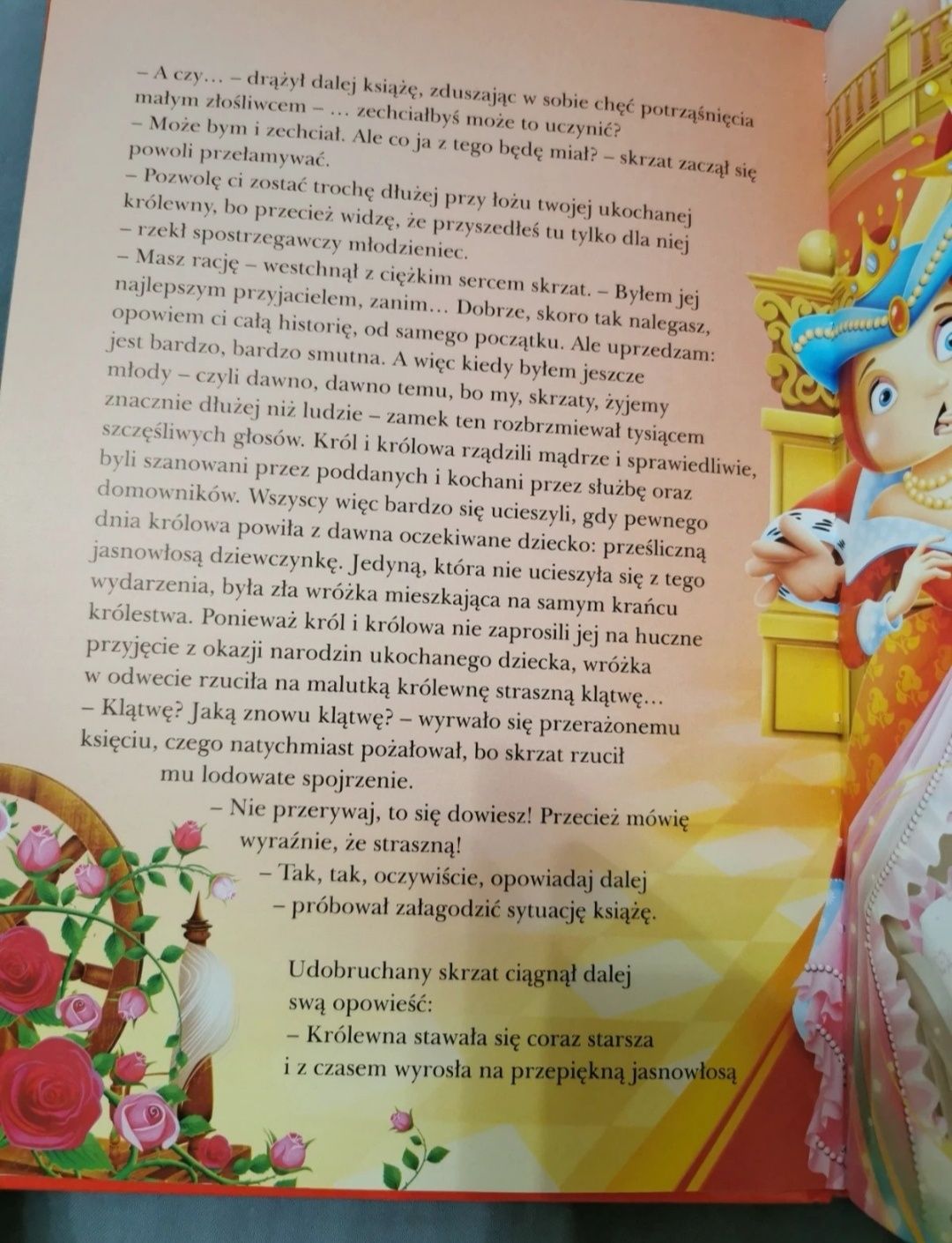 Książka dla małych i dużych Baśnie Czerwony Kapturek Śpiąca Królewna