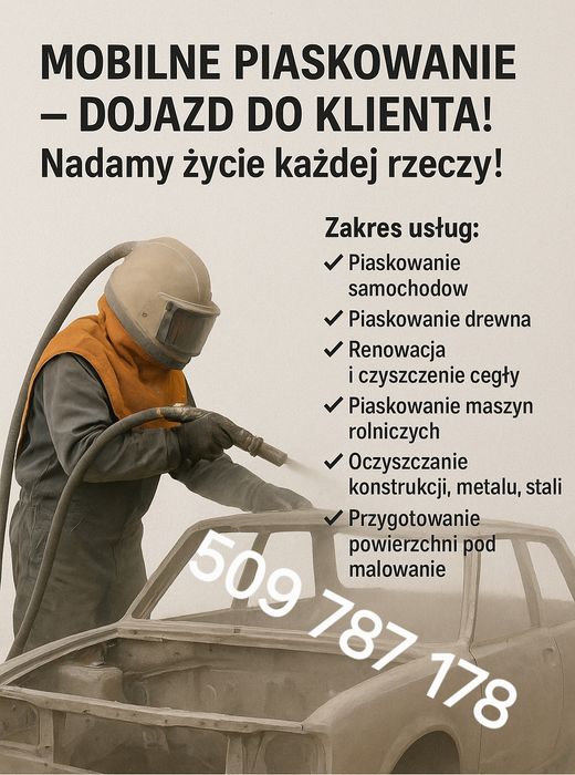Mobilne Piaskowanie/Renowacja/Motoryzacja
