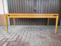 Drewniana Skandynawska Ława Tek Design Modern Lata 60/70 Teak