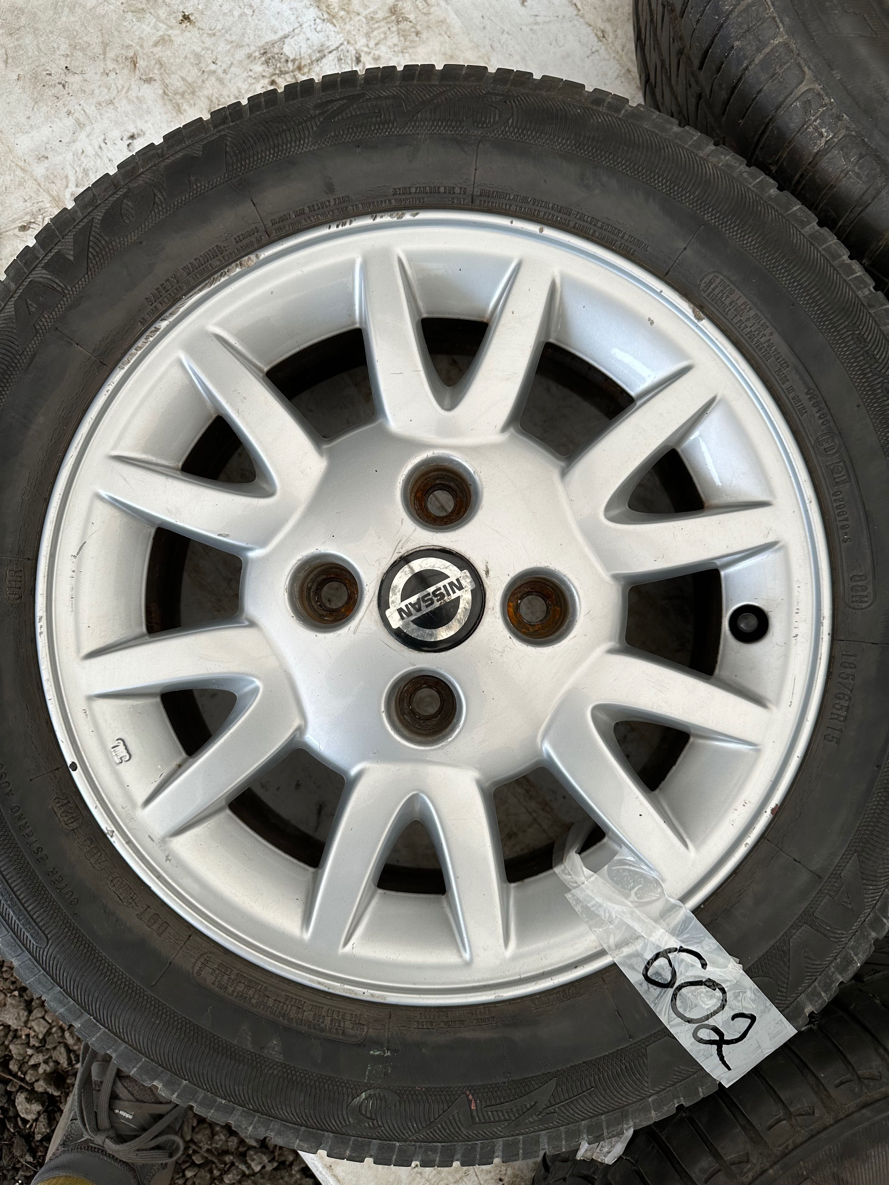 Felgi aluminiowe NISSAN ALMERA 15 4x114,3 bez opon